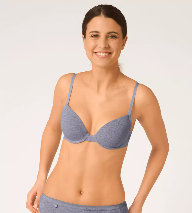 Bras | N024427 Grey Combination 24/7 100 Wired bra Women sloggi - Image 2