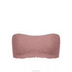 Bras | N024429 Cacao ZERO FEEL LACE Bandeau bra Women sloggi