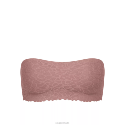 Bras | N024429 Cacao ZERO FEEL LACE Bandeau bra Women sloggi