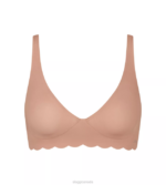 Bras | N024453 Cameo brown ZERO MICROFIBRE Bralette Women sloggi
