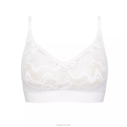 Bras | N024496 White GO ALLROUND LACE Padded bra Women sloggi