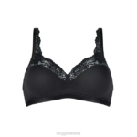 Bras | N024502 Black ROMANCE Bralette Women sloggi