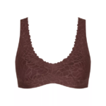 Bras | N024542 Ebony brown ZERO FEEL LACE Bralette Women sloggi