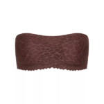 Bras | N024676 Ebony brown ZERO FEEL LACE Bandeau bra Women sloggi
