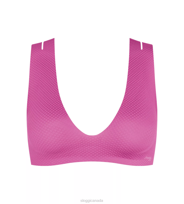 bras_n02467_flash_pink_zero_feel_flow_bralette_women_sloggi.png Bras | N02467 Flash pink ZERO FEEL FLOW Bralette Women sloggi - Image 1