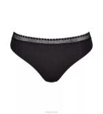 Knickers | N024152 Black Combination GO RIBBED Tai knickers Women sloggi - Image 3