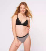 Knickers | N024152 Black Combination GO RIBBED Tai knickers Women sloggi - Image 8