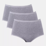 Knickers | N024154 Grey Combination BASIC+ Maxi knickers Women sloggi