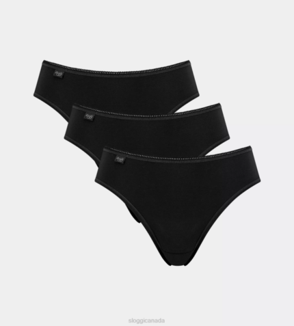 Knickers | N024172 Black 24/7 COTTON Tai knickers Women sloggi
