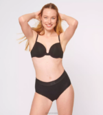 Knickers | N024201 Black DOUBLE COMFORT Maxi knickers Women sloggi - Image 4