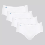 Knickers | N024236 White BASIC+ Midi knickers Women sloggi