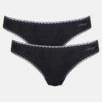 Knickers | N024246 Black GO Brazilian knickers Women sloggi