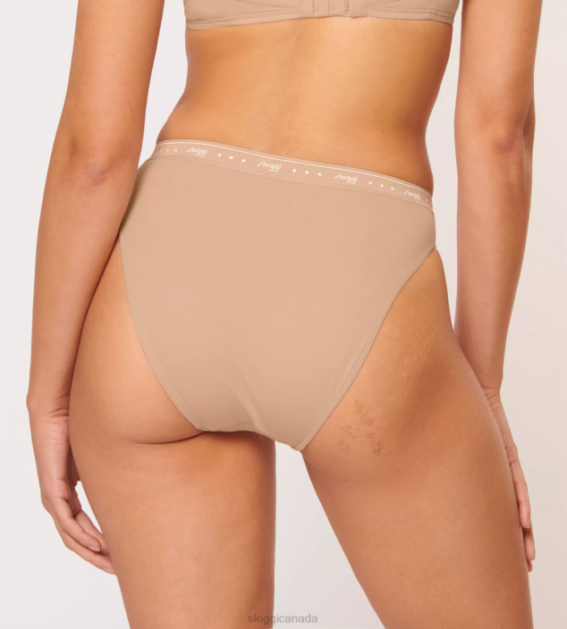 Knickers | N024249 New Beige 24/7 100 Tai knickers Women sloggi - Image 4