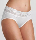Knickers | N024252 White ROMANCE Midi knickers Women sloggi - Image 3