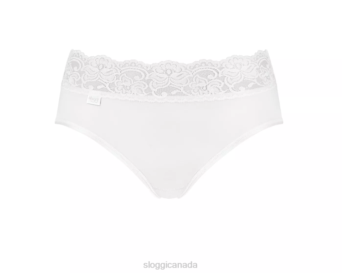 knickers_n024252_white_romance_midi_knickers_women_sloggi.png Knickers | N024252 White ROMANCE Midi knickers Women sloggi - Image 1