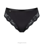 Knickers | N024256 Black ROMANCE Tai knickers Women sloggi