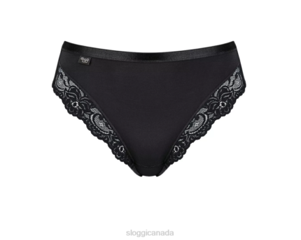 Knickers | N024256 Black ROMANCE Tai knickers Women sloggi