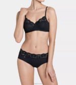 Knickers | N024256 Black ROMANCE Tai knickers Women sloggi - Image 6