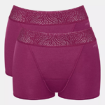 Knickers | N024318 Wine PERIOD PANTS Period short knickers Women sloggi