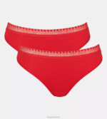 Knickers | N024328 Campari GO RIBBED Tai knickers Women sloggi
