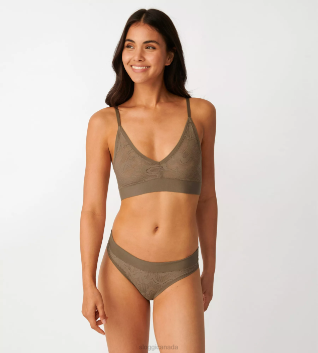Knickers | N024329 Lead grey GO ALLROUND LACE Mini knickers Women sloggi - Image 6