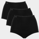 Knickers | N02433 Black 24/7 COTTON Maxi knickers Women sloggi