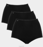 Knickers | N02433 Black 24/7 COTTON Maxi knickers Women sloggi