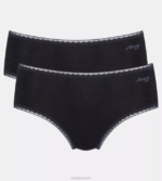 Knickers | N024340 Black GO Midi knickers Women sloggi