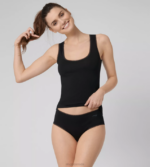 Knickers | N024340 Black GO Midi knickers Women sloggi - Image 6