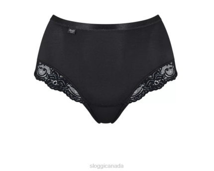 Knickers | N024353 Black ROMANCE Maxi knickers Women sloggi