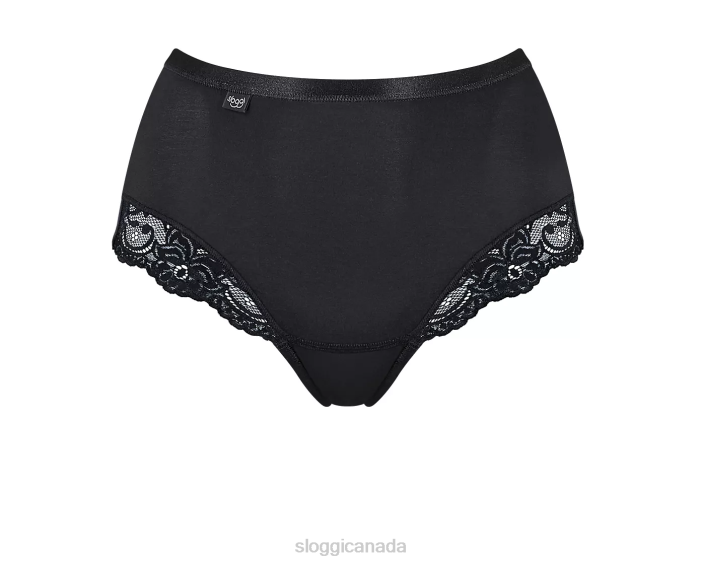 knickers_n024353_black_romance_maxi_knickers_women_sloggi.png Knickers | N024353 Black ROMANCE Maxi knickers Women sloggi - Image 1