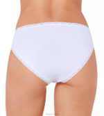 Knickers | N024356 White 24/7 COTTON LACE Tai knickers Women sloggi - Image 3