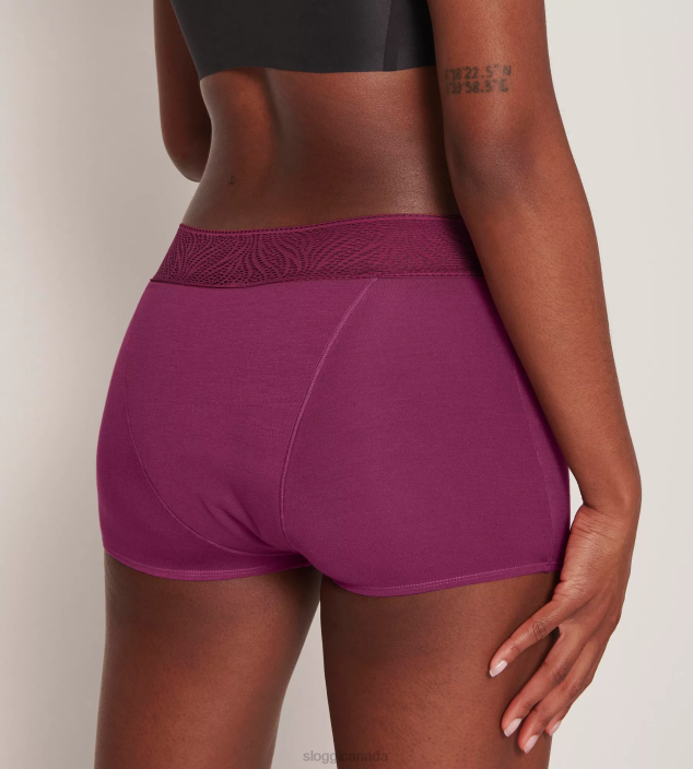 Knickers | N024358 Wine PERIOD PANTS Period short knickers Women sloggi - Image 4