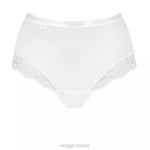 Knickers | N024404 White ROMANCE Maxi knickers Women sloggi