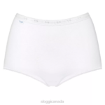 Knickers | N024411 White BASIC+ Maxi knickers Women sloggi