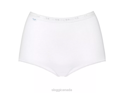 Knickers | N024411 White BASIC+ Maxi knickers Women sloggi