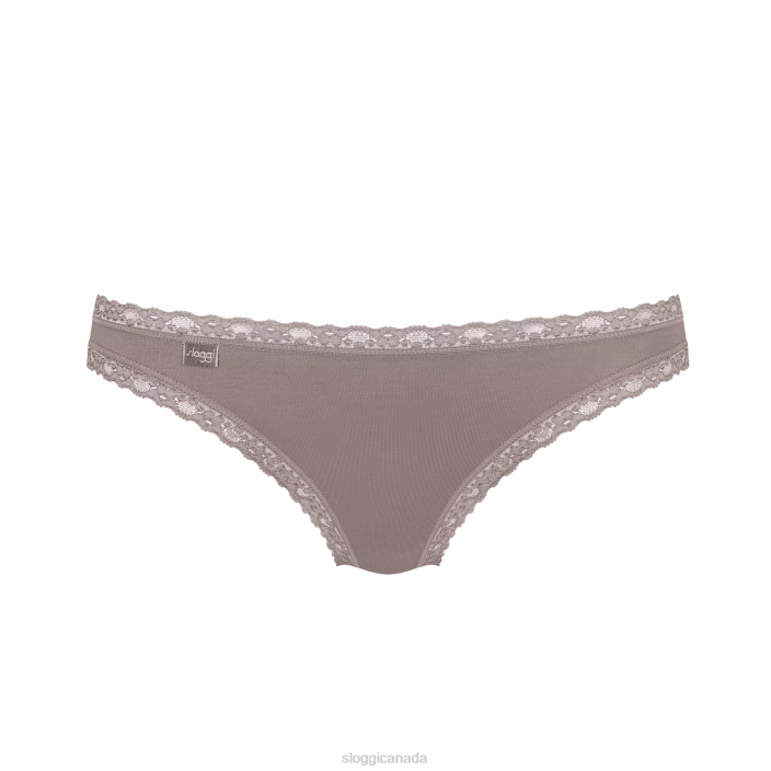 Knickers | N024413 Skin - Dark Combination 24/7 WEEKEND Brazilian knickers Women sloggi - Image 3