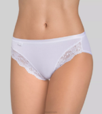 Knickers | N024444 White ROMANCE Tai knickers Women sloggi - Image 3