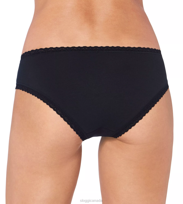 Knickers | N024446 Black 24/7 COTTON LACE Hipster knickers Women sloggi - Image 3