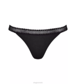 Knickers | N024452 Black GO RIBBED Brazilian knickers Women sloggi - Image 2