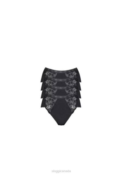 Knickers | N024473 Black CHIC Midi knickers Women sloggi