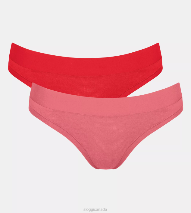knickers_n024508_red_light_combination_go_allround_mini_knickers_women_sloggi.png Knickers | N024508 Red - Light combination GO ALLROUND Mini knickers Women sloggi - Image 1