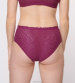 Knickers | N024533 Wine ZERO FEEL LACE Highwaist knickers Women sloggi - Image 4