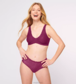 Knickers | N024533 Wine ZERO FEEL LACE Highwaist knickers Women sloggi - Image 5