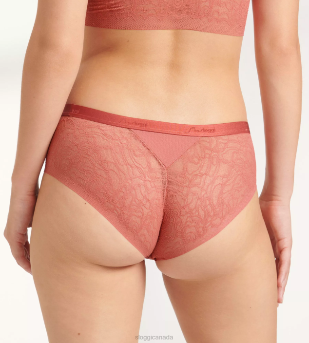 Knickers | N02454 Candid Orange S SHADOW Hipster knickers Women sloggi - Image 4