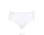Knickers | N024553 White BASIC+ Midi knickers Women sloggi