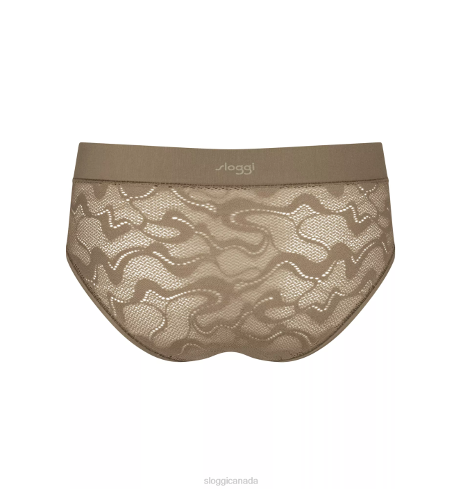 Knickers | N024565 Lead grey GO ALLROUND LACE Midi knickers Women sloggi - Image 3