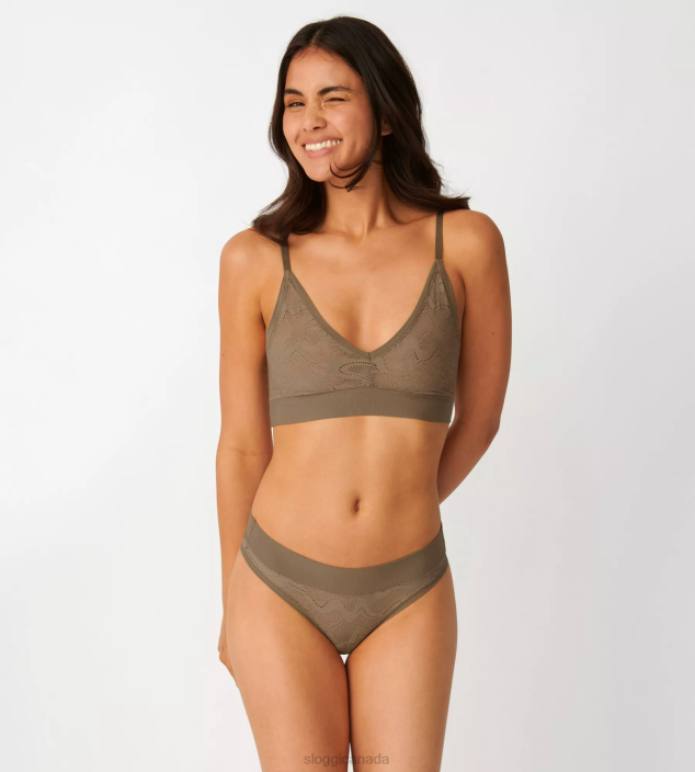 Knickers | N024575 Lead grey GO ALLROUND LACE Mini knickers Women sloggi - Image 6