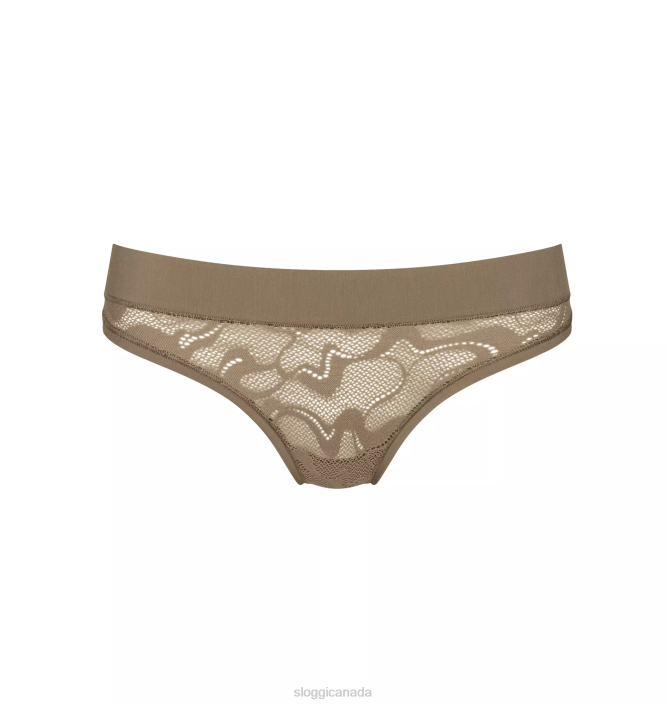 Knickers | N024575 Lead grey GO ALLROUND LACE Mini knickers Women sloggi - Image 1