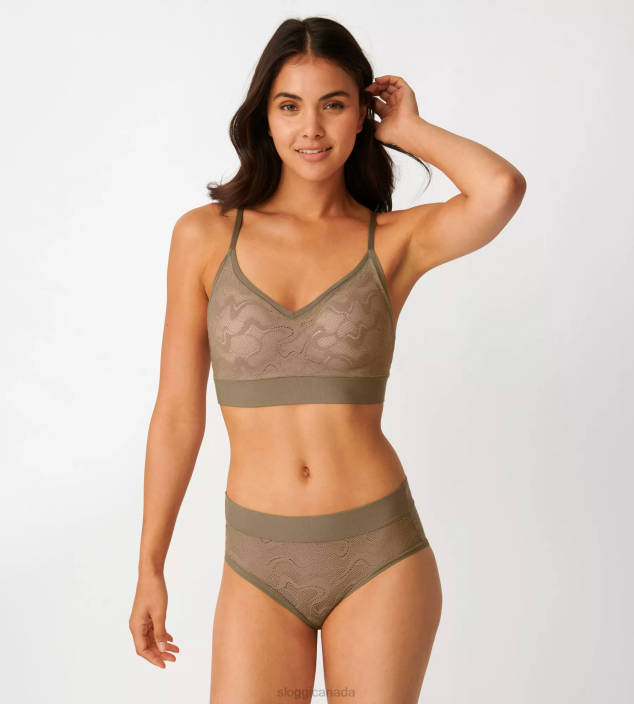 Knickers | N024578 Lead grey GO ALLROUND LACE Midi knickers Women sloggi - Image 6